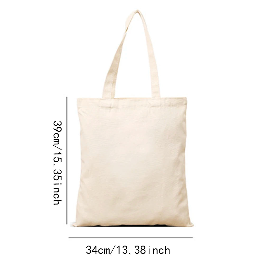 Arcane-Vi Print Graphic Tote Bag Women Men Canvas Handbags Fashion Teen Handbags