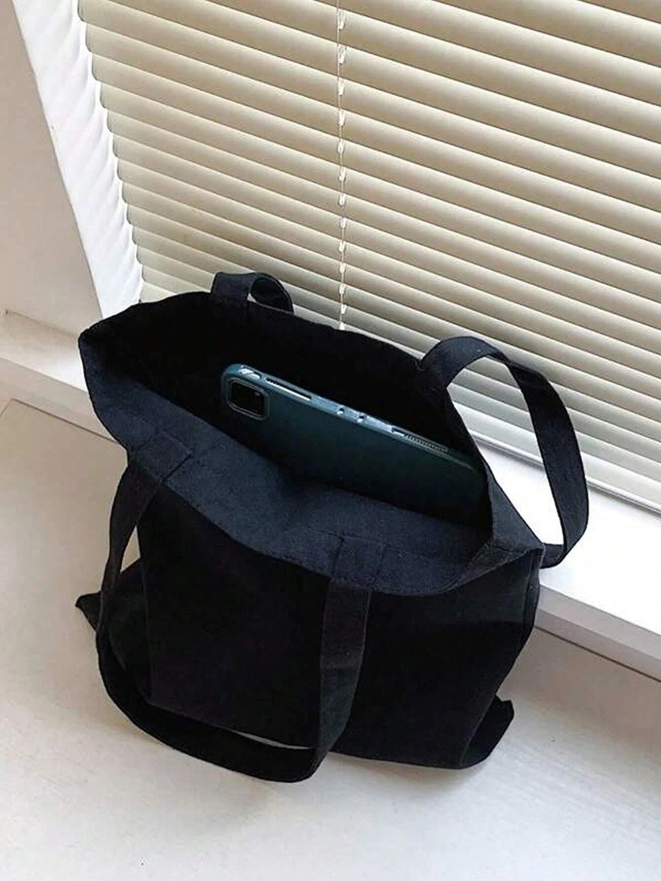 Arcane-Vi Print Graphic Tote Bag Women Men Canvas Handbags Fashion Teen Handbags