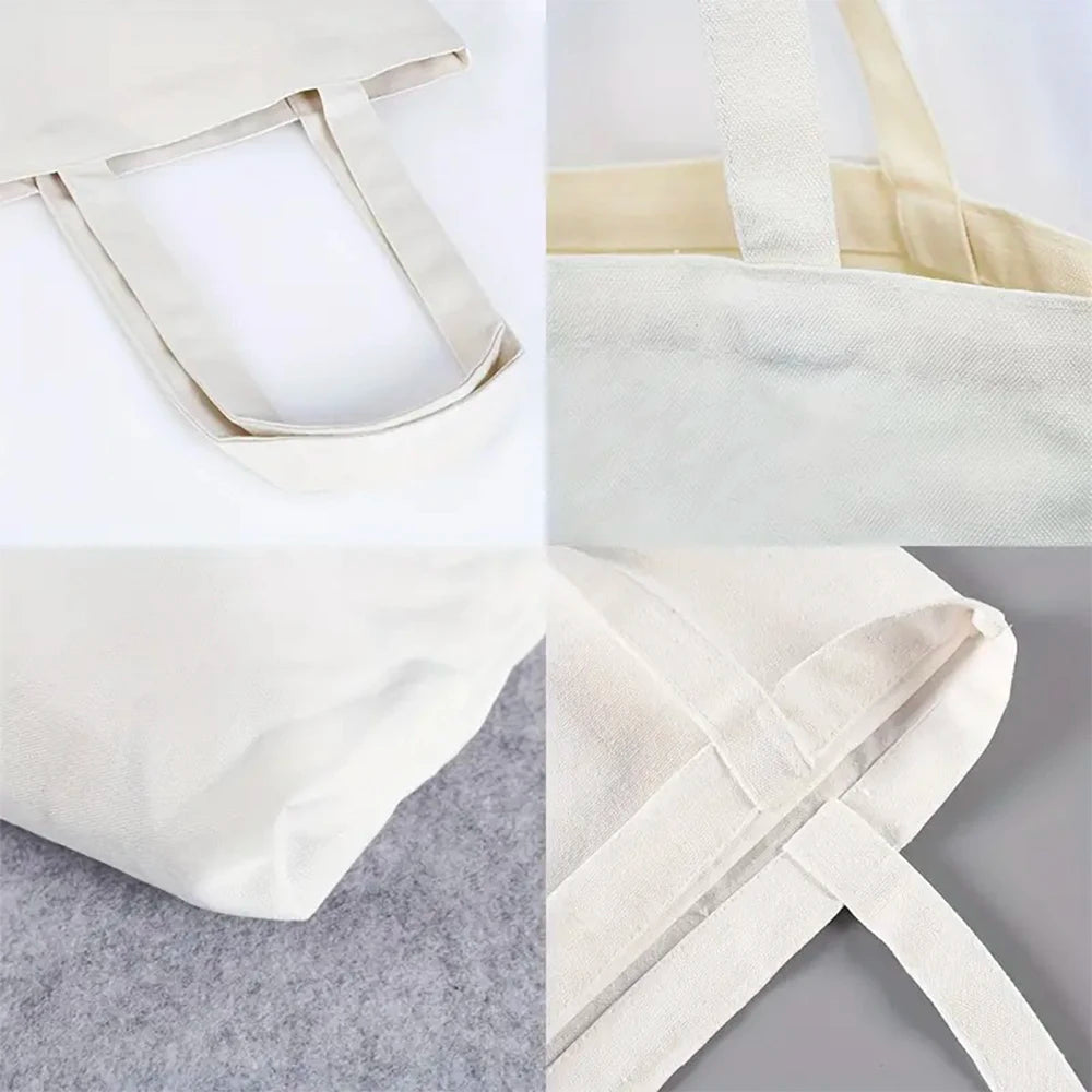 Arcane-Vi Print Graphic Tote Bag Women Men Canvas Handbags Fashion Teen Handbags