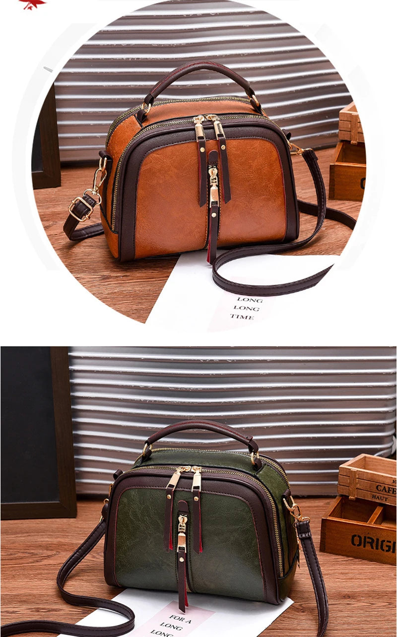 Luxury Handbags Women Bags Designer PU Leather Solid Color Messenger Bag Fashion Shoulder Crossbody Bags Girls Tassen Tote