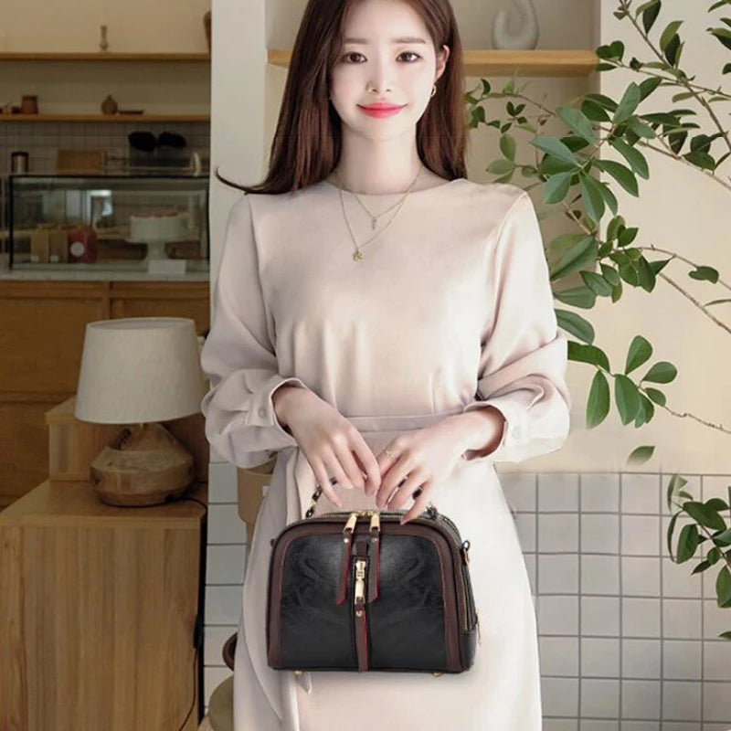 Luxury Handbags Women Bags Designer PU Leather Solid Color Messenger Bag Fashion Shoulder Crossbody Bags Girls Tassen Tote