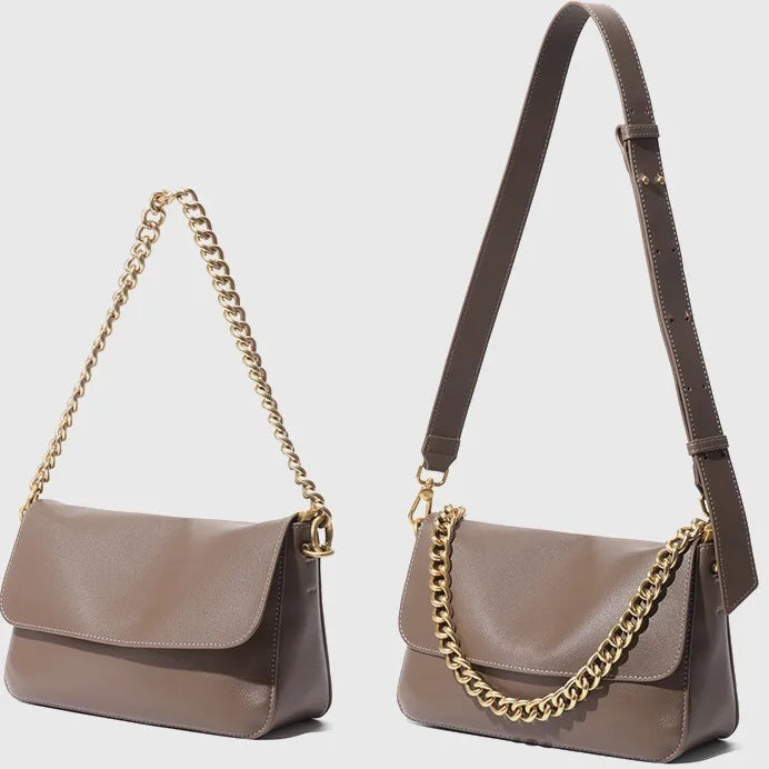 Chain Bag Small Shoulder Bag Ladies Leather Handbag 2024 New Arrival