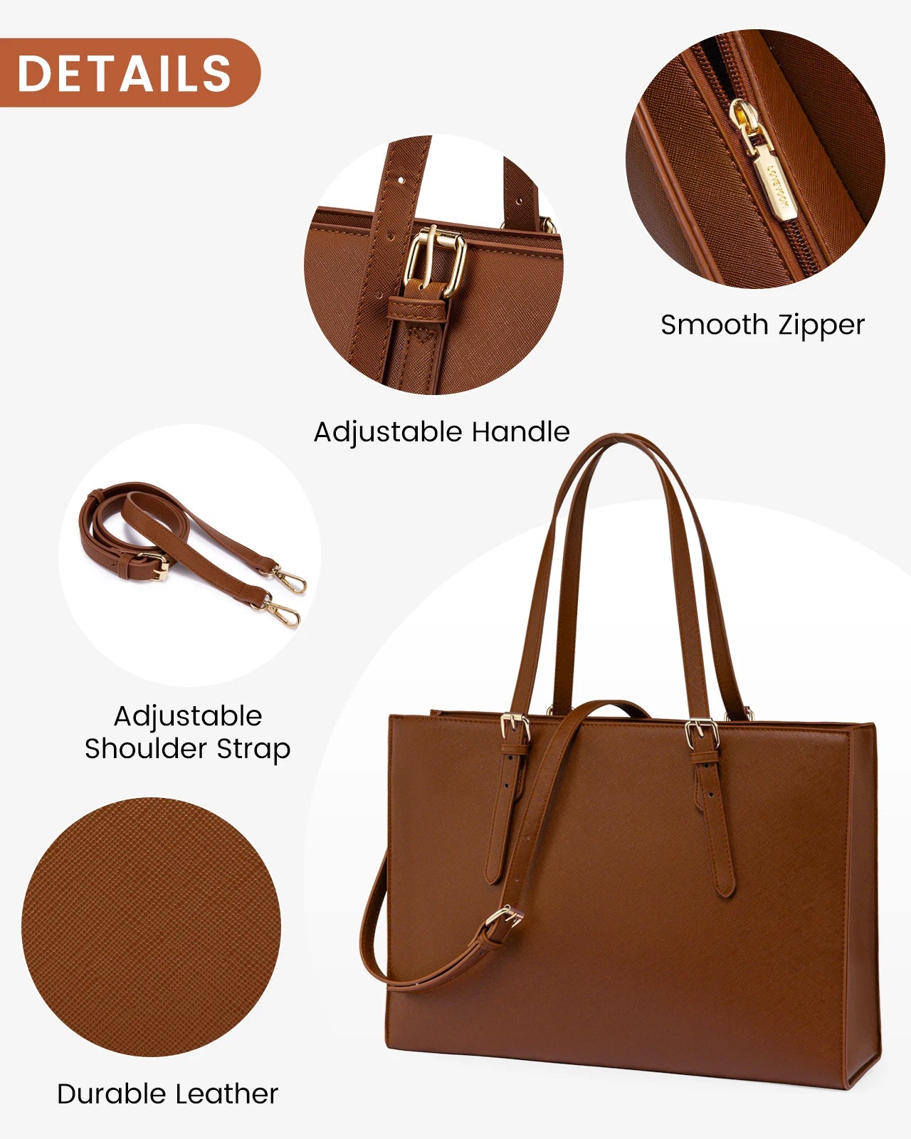 LOVEVOOK Wholesale 2pc Business Briefcase Computer Purse and Bags Office Work School Shoulder Bag for Women Laptop Tote Handbags