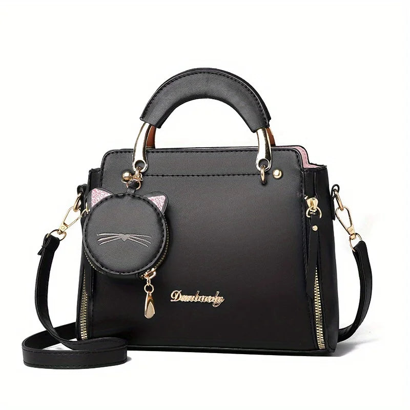Women's Handbags Fashion Handbags Women's Handbags Crossbody Large Capacity Cat Purse