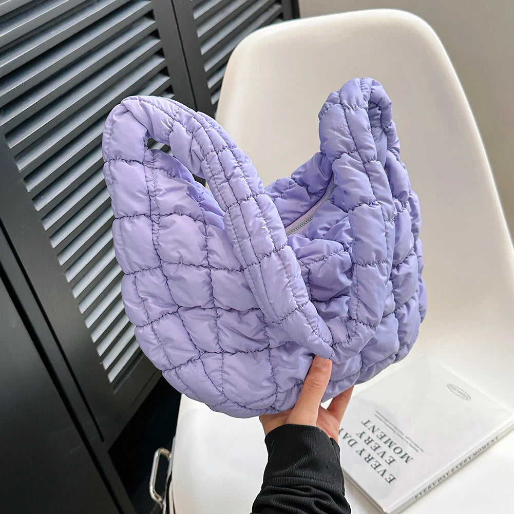 Large Capacity Quilted Padded Crossbody Bag Pleated Bubbles Cloud Shoulder Bags Tote Bucket Designer Bag Ruched Lady Handbags