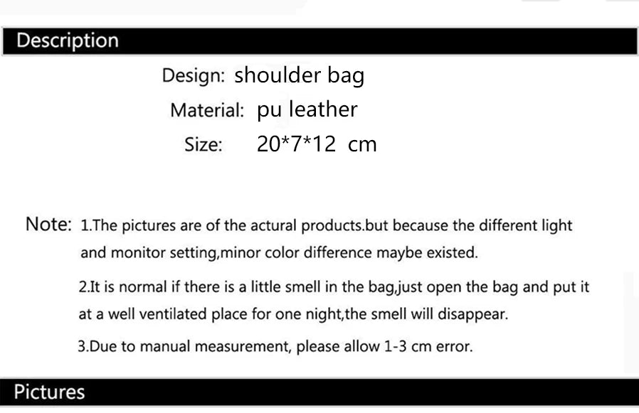 Fashion Women Shoulder Bag Handbags PU Leather Flap Female Large Capacity Metal Chain Casual Crossobdy Clutch Pouch