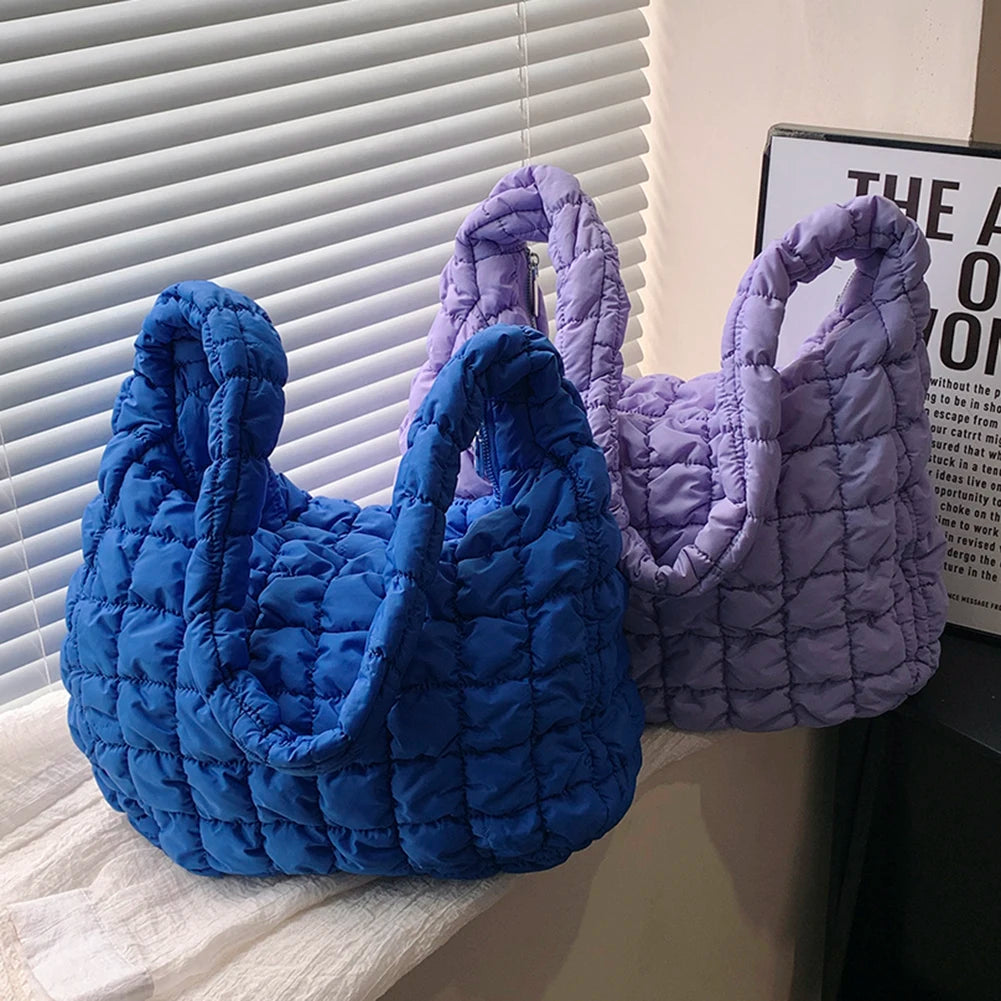 Large Capacity Quilted Padded Crossbody Bag Pleated Bubbles Cloud Shoulder Bags Tote Bucket Designer Bag Ruched Lady Handbags