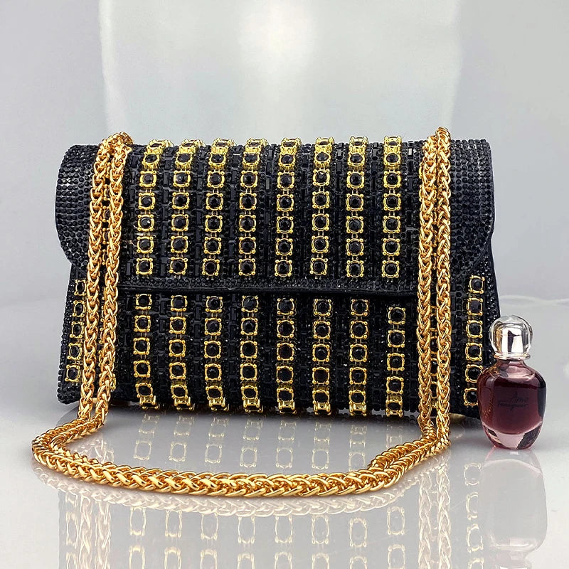 JIOMAY Luxury Designer Handbags Brand Fashion Purses For Women Elegant And Versatile Rhinestone Bag Party Evening Clutch Bag