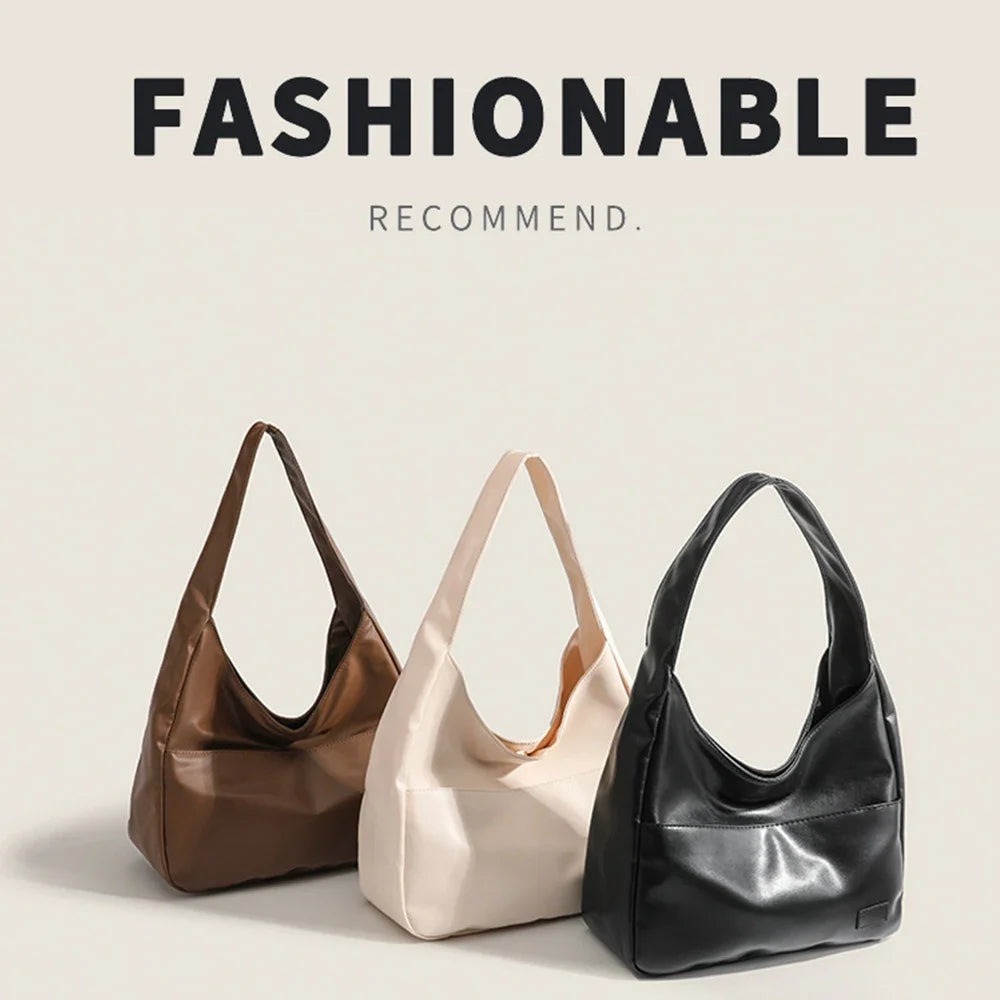 Handbag fashion retro simple shoulder bag, travel trend, casual large capacity handbag