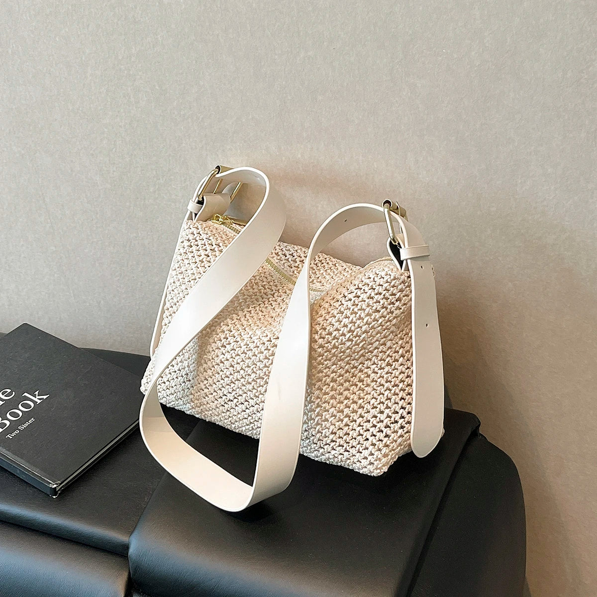 Handbags handbags for women luxury handbags for women Summer niche high sense one shoulder grass woven bag girl 2025