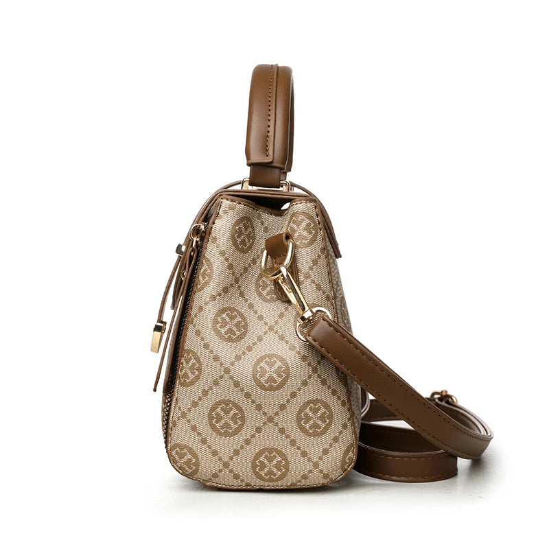 Fashionable Handbag for Women, Small Square Mom Bag, Commuter Bag, Travel Mobile Phone Bag, Versatile Shoulder Crossbody Bag