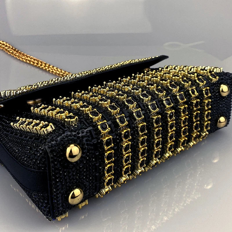 JIOMAY Luxury Designer Handbags Brand Fashion Purses For Women Elegant And Versatile Rhinestone Bag Party Evening Clutch Bag