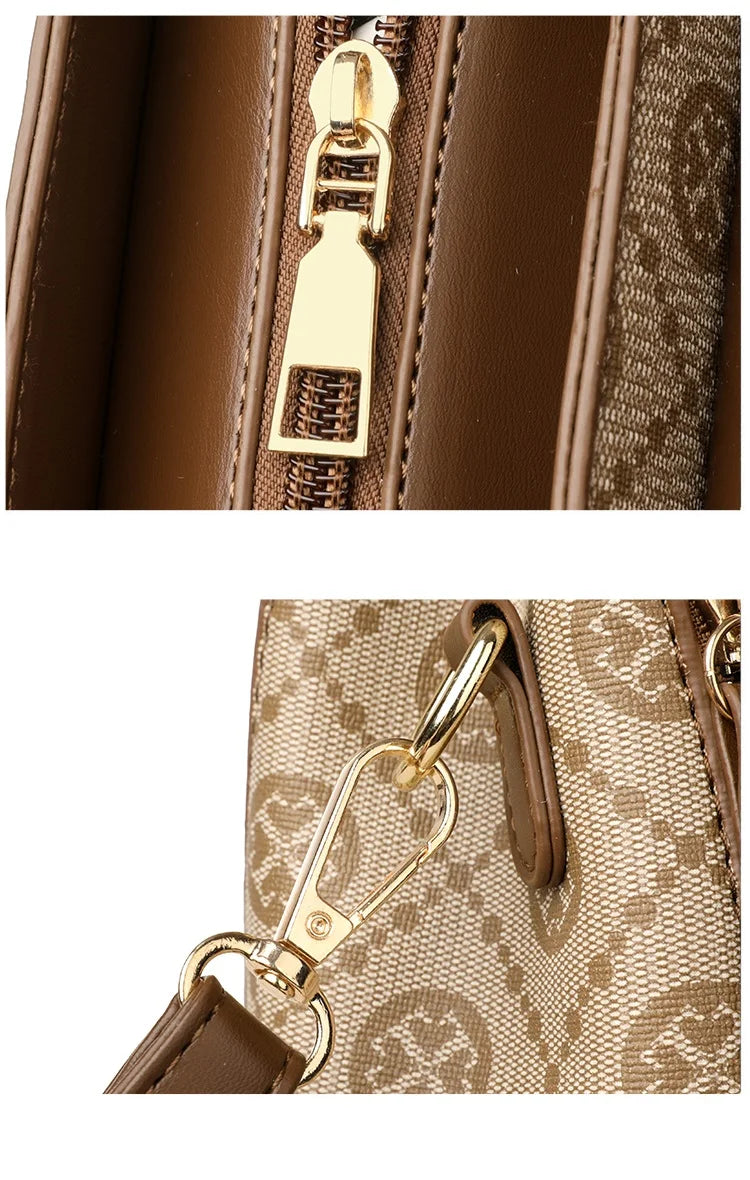 Fashionable Handbag for Women, Small Square Mom Bag, Commuter Bag, Travel Mobile Phone Bag, Versatile Shoulder Crossbody Bag