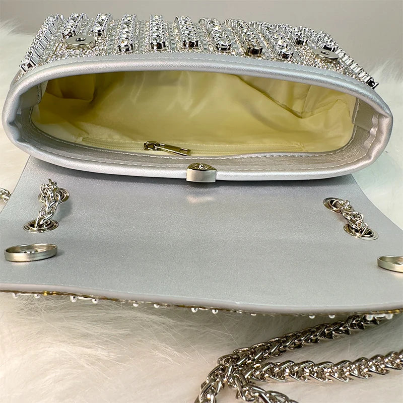 JIOMAY Luxury Designer Handbags Brand Fashion Purses For Women Elegant And Versatile Rhinestone Bag Party Evening Clutch Bag
