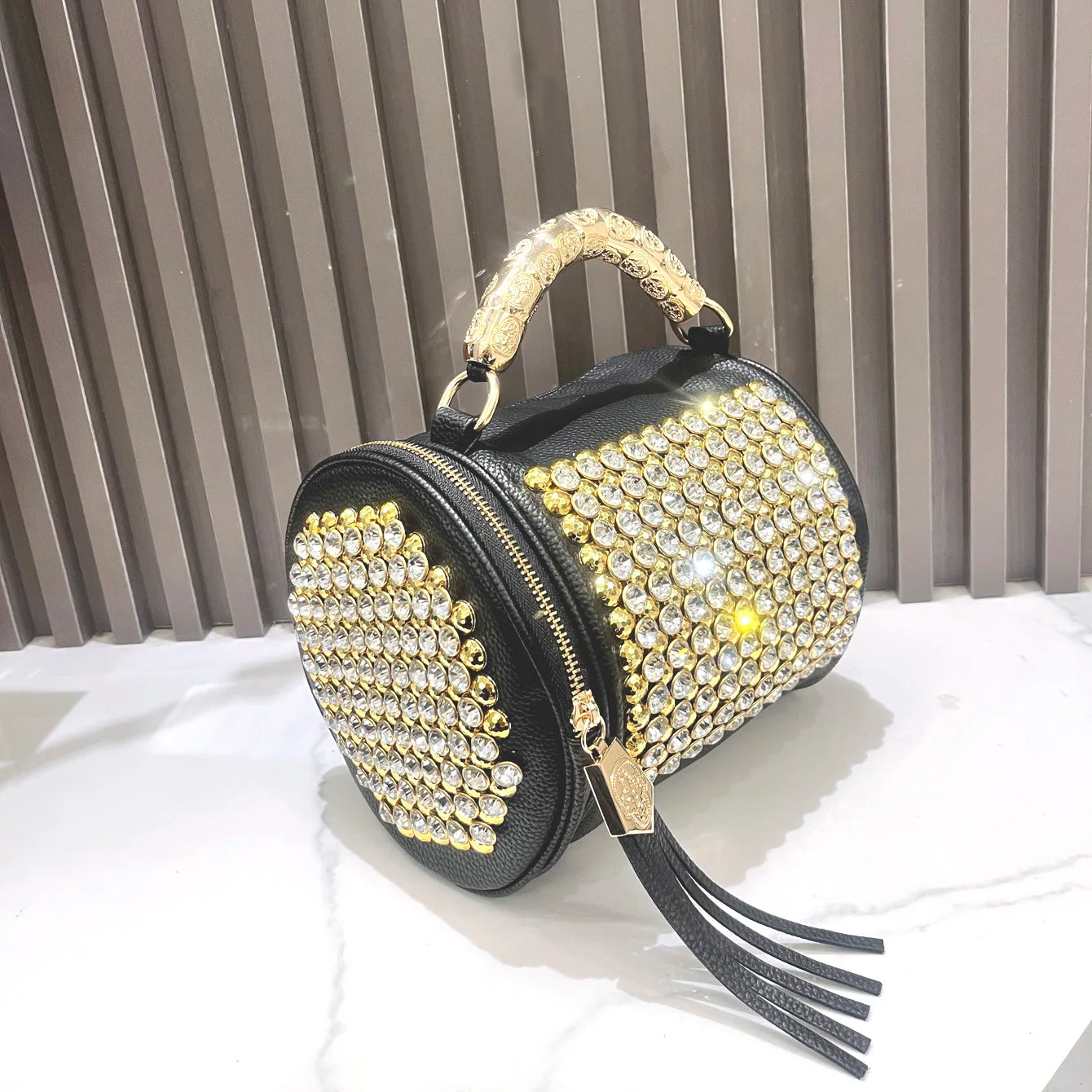 Handbag for women purses and handbag luxury Designer Handmade Women's bag Casual black bucket Female Messenger shoulder Bag