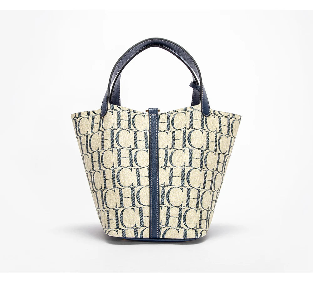 Exquisite Workmanship Women's Handbags Fashionable Versatile Letters Printed Open Pocket Design large Capacity