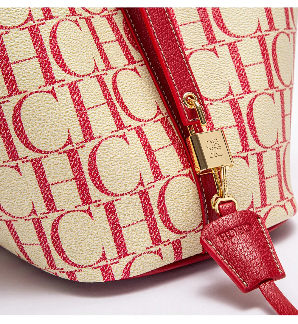 Exquisite Workmanship Women's Handbags Fashionable Versatile Letters Printed Open Pocket Design large Capacity