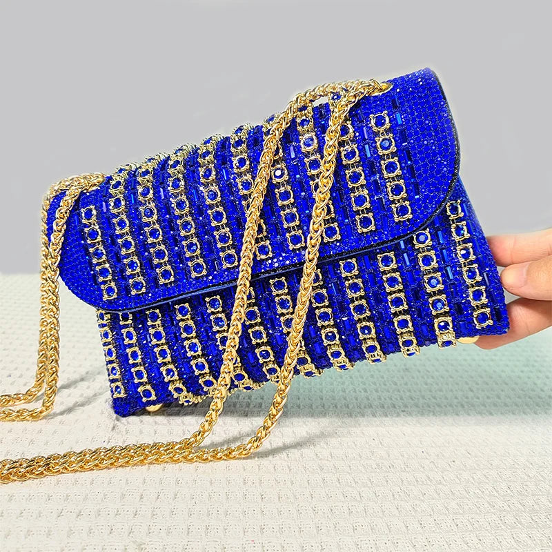 JIOMAY Luxury Designer Handbags Brand Fashion Purses For Women Elegant And Versatile Rhinestone Bag Party Evening Clutch Bag