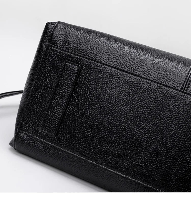 Women handbag luxury Simple crocodile leather handbags Chain Women's shoulder bag black big Totes