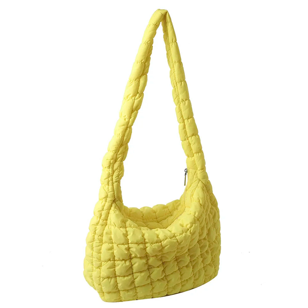 Large Capacity Quilted Padded Crossbody Bag Pleated Bubbles Cloud Shoulder Bags Tote Bucket Designer Bag Ruched Lady Handbags