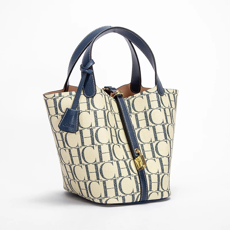 Exquisite Workmanship Women's Handbags Fashionable Versatile Letters Printed Open Pocket Design large Capacity