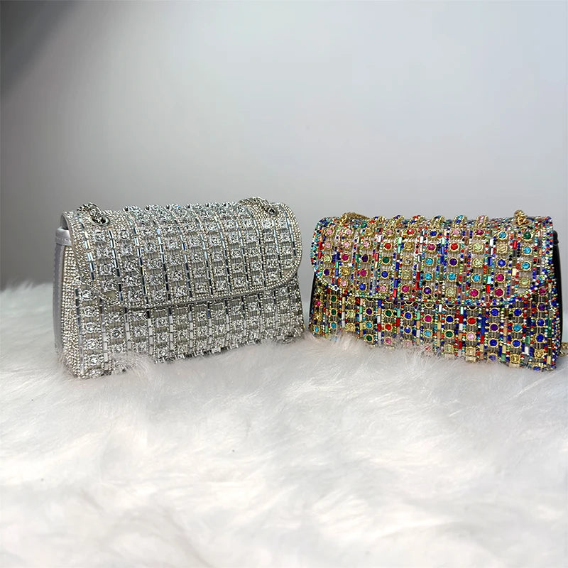 JIOMAY Luxury Designer Handbags Brand Fashion Purses For Women Elegant And Versatile Rhinestone Bag Party Evening Clutch Bag