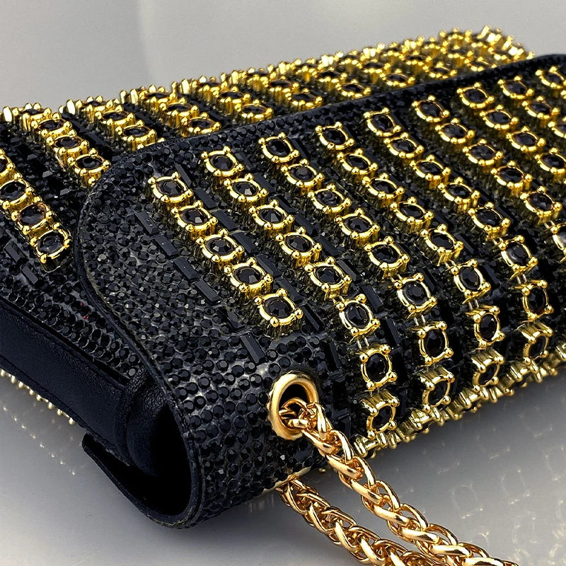 JIOMAY Luxury Designer Handbags Brand Fashion Purses For Women Elegant And Versatile Rhinestone Bag Party Evening Clutch Bag