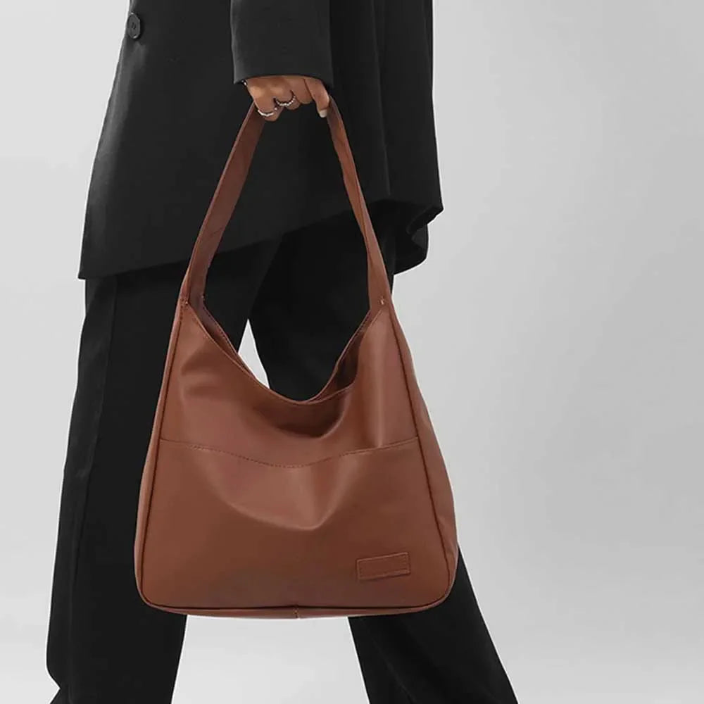 Handbag fashion retro simple shoulder bag, travel trend, casual large capacity handbag