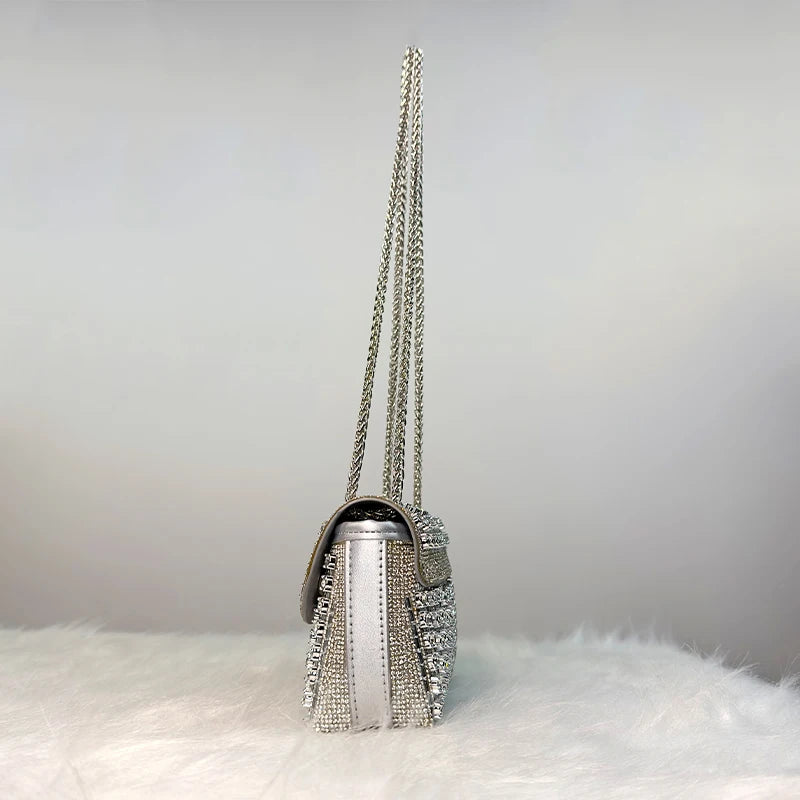 JIOMAY Luxury Designer Handbags Brand Fashion Purses For Women Elegant And Versatile Rhinestone Bag Party Evening Clutch Bag