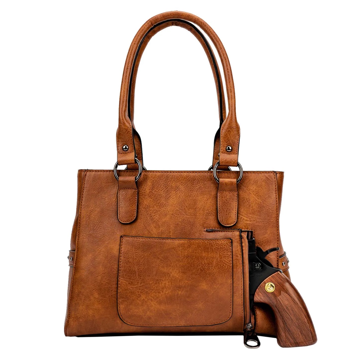 Celela Shoulder Bags for Women Tote Bag Large Ladies Quality Leather Vintage Western Purse Embossed Concho Studs Handbags
