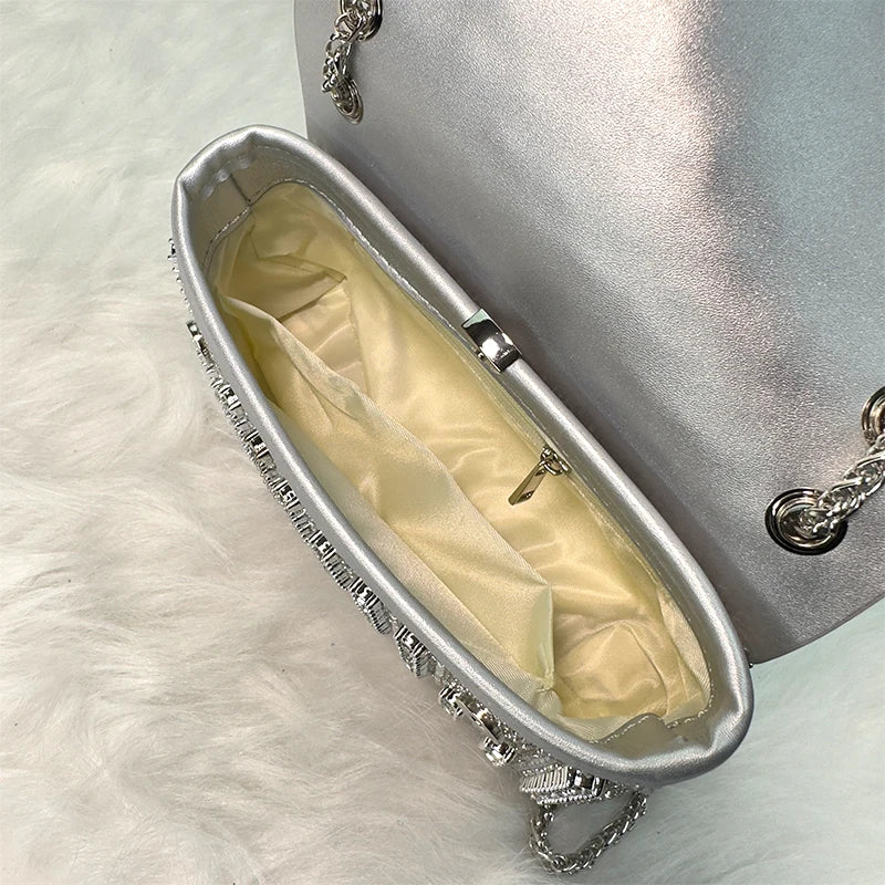 JIOMAY Luxury Designer Handbags Brand Fashion Purses For Women Elegant And Versatile Rhinestone Bag Party Evening Clutch Bag