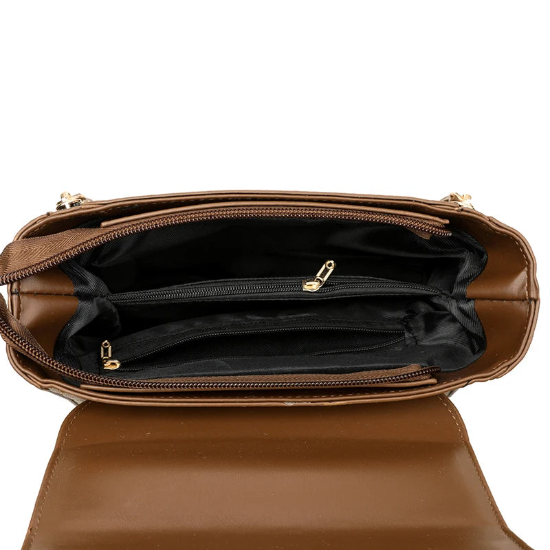 Fashionable Handbag for Women, Small Square Mom Bag, Commuter Bag, Travel Mobile Phone Bag, Versatile Shoulder Crossbody Bag