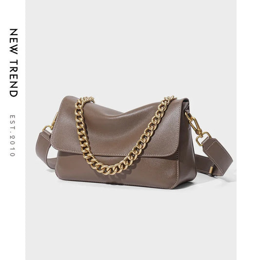 Chain Bag Small Shoulder Bag Ladies Leather Handbag 2024 New Arrival