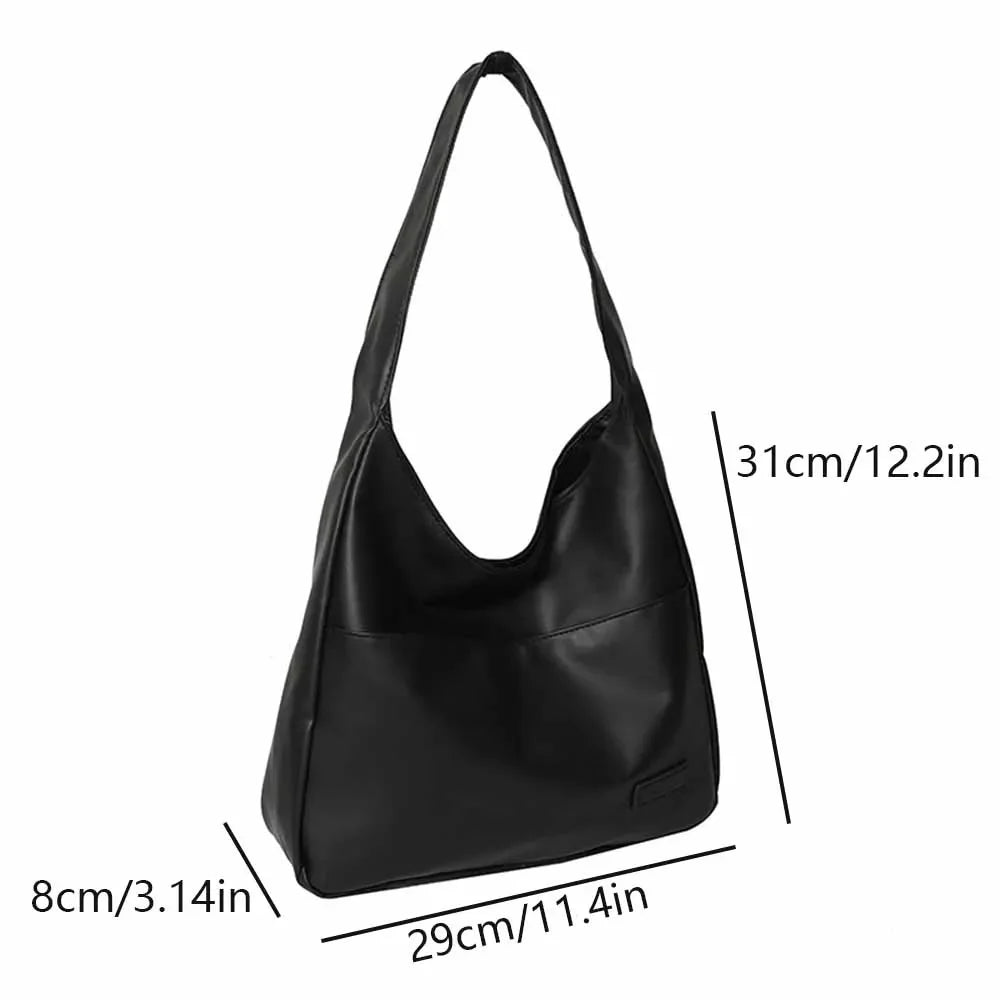 Handbag fashion retro simple shoulder bag, travel trend, casual large capacity handbag