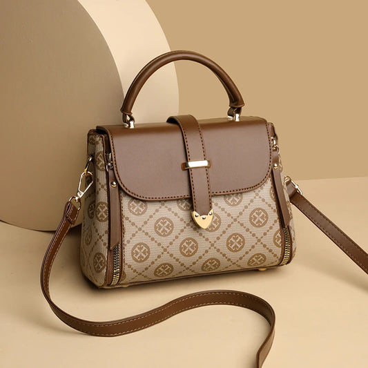 Fashionable Handbag for Women, Small Square Mom Bag, Commuter Bag, Travel Mobile Phone Bag, Versatile Shoulder Crossbody Bag
